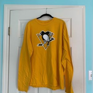 Mens Pittsburgh Penguins Long Sleeve T-Shirt / XL